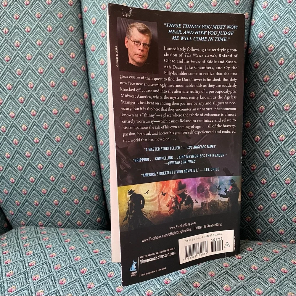 Wizard and Glass by Stephen King. The Dark Tower Book 4. Paperback Edition. - Picture 6 of 6